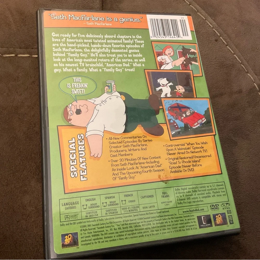 Family Guy: Freakin Sweet Collection (DVD, 2004) - Picture 3 of 3